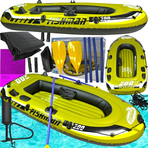 Надувний човен Fishman FISHMAN 2-місний НОВА МОДЕЛЬ 2023 PREMIUM XXXXXL 230 см