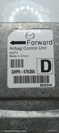 MAZDA 6 III GJ modul airbagů SENSOR airbag GHP9-57K30A 2013R