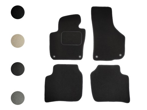 Skoda SuperB II 2008-2015 Велюрові килимки