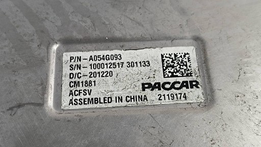 module A054G093 EAS DAF XF 480 FT