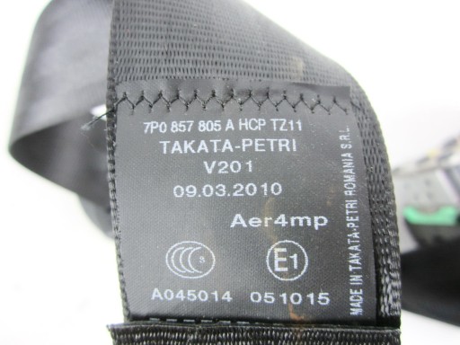 tension belt safety rear rear part left Porsche Cayenne S II 958 7P5 92A