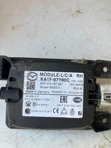 RADAR ASYSTENT MARTWEGO POLA holder right rear part MAZDA CX5 and KA1F67Y80C