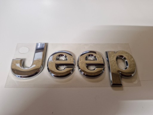 ЕМБЛЕМА ЗНАЧОК ЛОГОТИП JEEP CHEROKEE KL 75 РІЧЧЯ ВИСОТА ХРОМОВИЙ