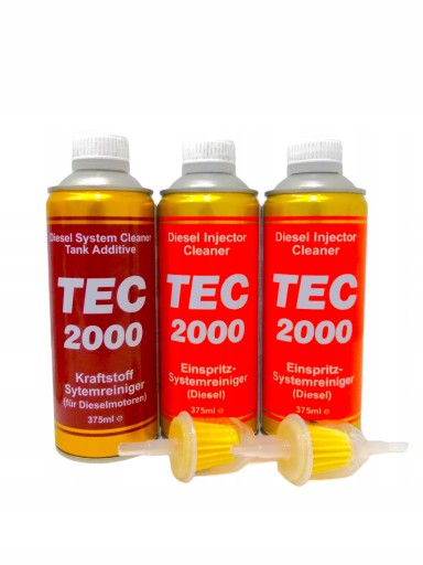 TEC2000 1x очищувач дизельної системи 2x DIC 2x фільтр