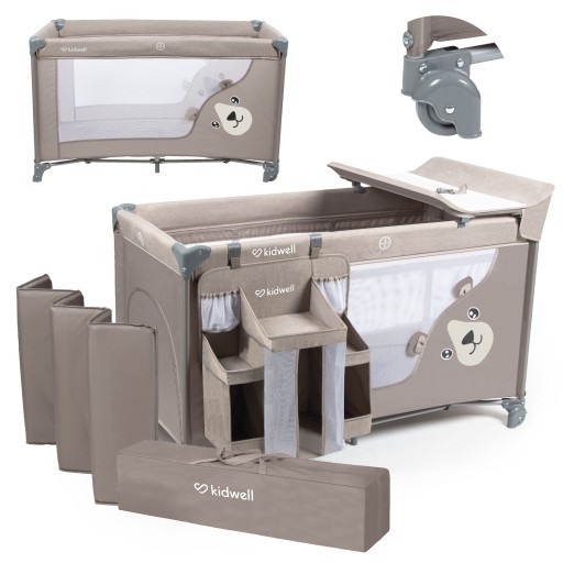 Дорожнє ліжечко 3в1 + аксесуари Манеж BLISSY