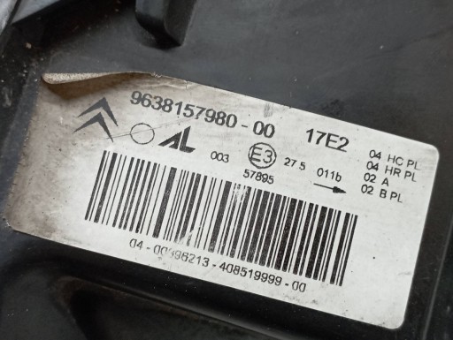 far prednji dio lijeva EU LIFT 9638157980 Citroen Xsara i (1997-2006)