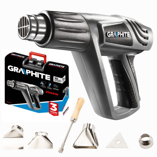 Тепловая пушка GRAPHITE 2000 Вт с плавной регулировкой 59G524