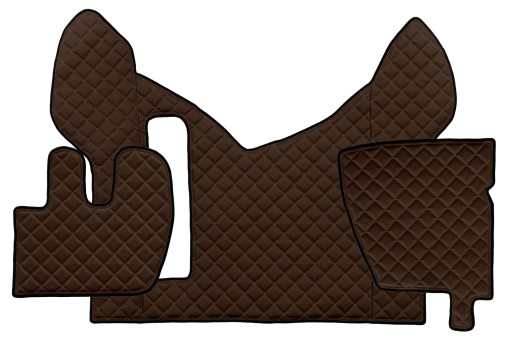 Килимки TIR RENAULT PREMIUM стьобані з екошкіри