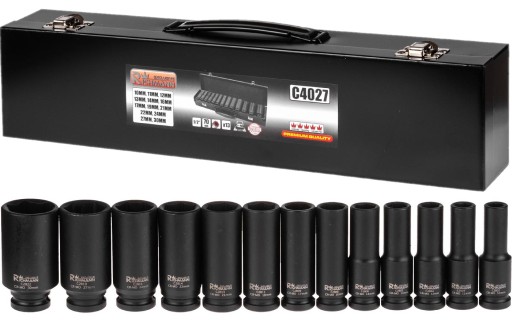 НАБОР УДАРНЫХ ГОЛОВОК 10-30 УДАРНЫХ ГОЛОВОК 1/2