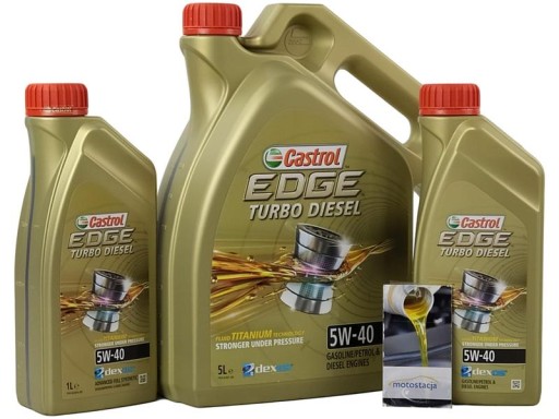 CASTROL EDGE 5W40 TURBO DIESEL 505.01 7л.