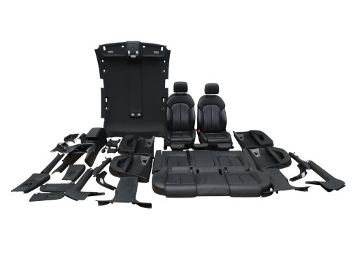 seats S-LINE leather black, inner roof upholstery AUDI A7 4G 10-18