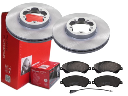 ДИСКИ BREMBO ПЕРЕДНИЕ ДЛЯ FORD TRANSIT 300MM