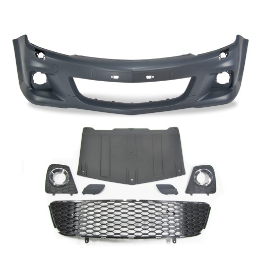 54666456 - Поврежденный передний бампер OPEL ASTRA H OPC
