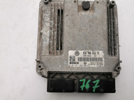 VW GOLF 1.9TDI 0281011955 03G906016FS computer ECU