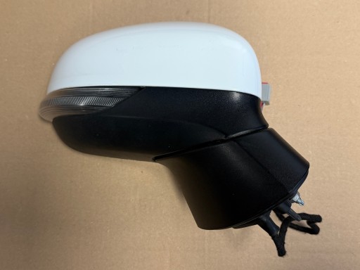 FORD FIESTA MK8 2017-2023 mirror right 6PIN FROZEN WHITE