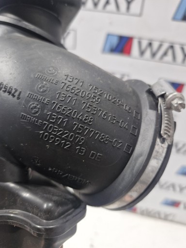 7521029 BMW E60 E61 E63 E64 rohr Schlauch luft