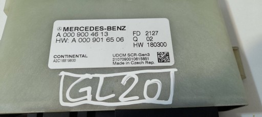 Mercedes-Benz GLA H247 modulo Centralina gas di … A0009004613 (GL20)