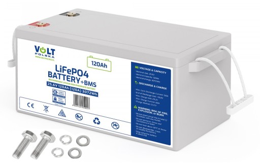 Акумуляторна літієва батарея lifepo4 25.6v 24v 120ah 120a bms накопичувач енергії