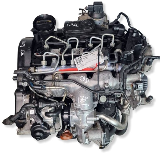 engine complete VW SKODA AUDI SEAT SCIROCCO CBD 2.0 TDI ODPALANY 109 TYS @