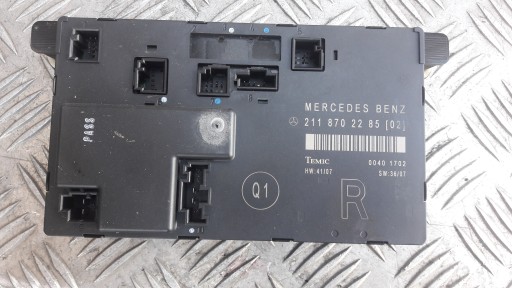 MERCEDES W211 module control unit door right front 2118702285