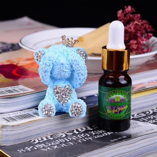 Для автомобіля Алмаз миготливий милий ведмідь декор