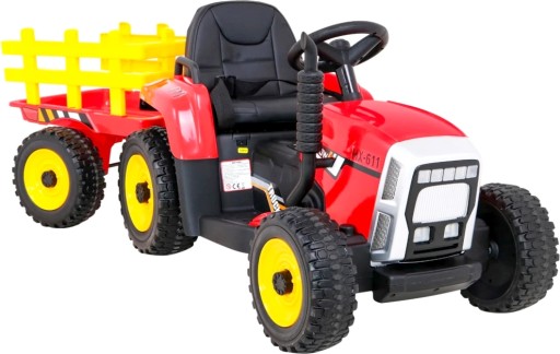 ТРАКТОР З ПРИЧЕПОМ І ДИСТАНЦІЙНИМ КЕРУВАННЯМ, 2 ДВИГУНИ ПО 45 ВТ