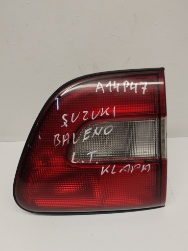 light rear left to the bonnet boot Suzuki Boleno 0432142