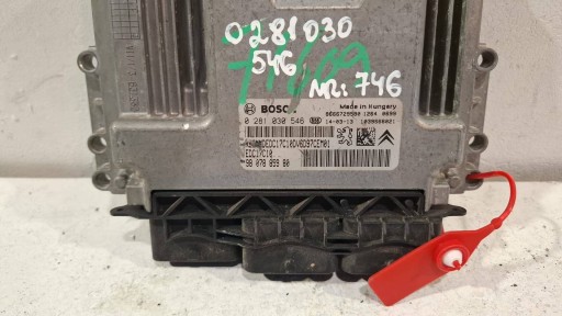 control unit of the engine computer 0281030546 Citroen Peugeot 1.6 E-HDi