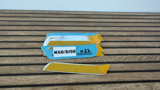 AUDI A3 S3 RS3 8V 8V4 moulding threshold rear part cap RH/LH 8V4853557 K68/SI98