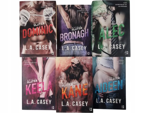 Zdjęcie egzemplarza: Bracia Slater / zestaw 6 książek / L.A. Casey