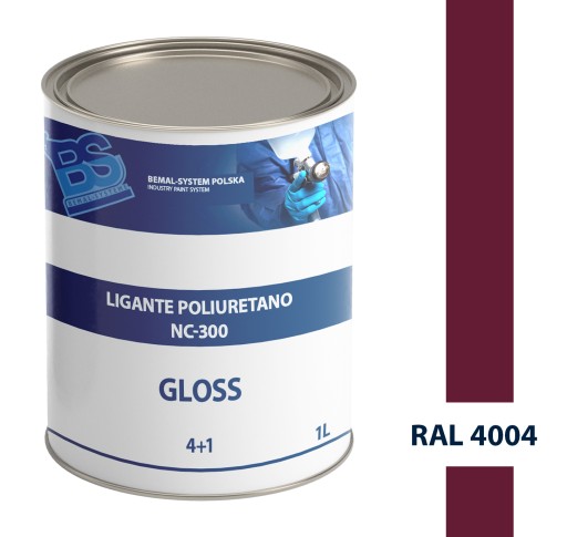 BEMAL СУДОВАЯ КРАСКА-ПОЛИУРЕТАНОВЫЙ ЛАК - 1L-RAL 4004