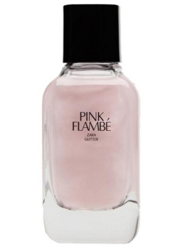 zara pink flambe glitter