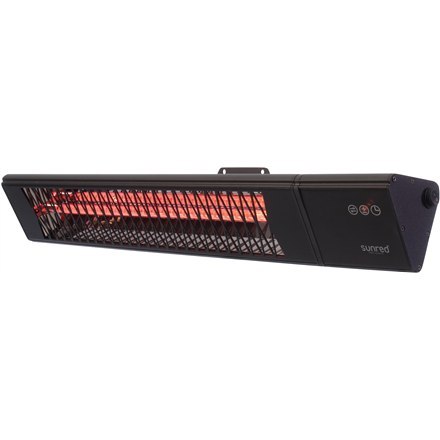 SUNRED Heater PRO25W-SMART, Triangle Dark Smart Wall Infrared, 2500 W, Blac