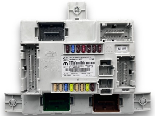 Alfa Romeo compartment of fuses 505597920