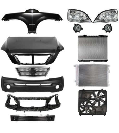 1482 - Кіа Соренто 02-06 Ремінь крила капота бампера