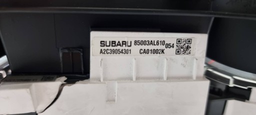 dials clock 85003AL610 SUBARU OUTBACK