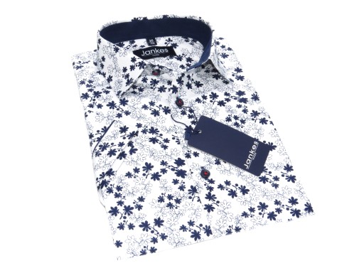 Сорочка дитяча Yankee розмір 140 короткий рукав біла