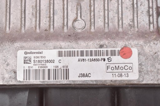bedienteil des motors AV61-12A650-PE MAZDA 3 II BL 1.6 CiTD 115 KM LIFT 09-13