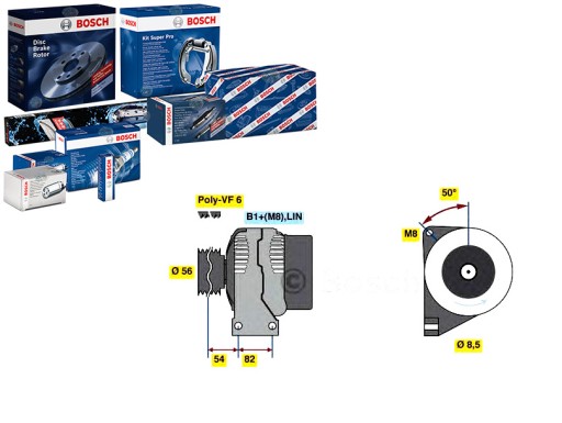 0 986 - Генератор bosch 30667787 30658085 8603262 3605026