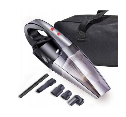 АВТОМОБІЛЬНИЙ ПИЛОСОС HEPA 120W BAGLESS + СУМКА