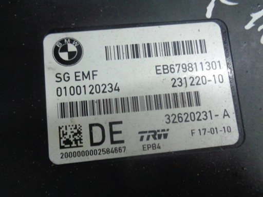 BMW 5 F10 F11 Module Levier frein stationnement