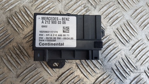 MERCEDES W204 control unit POMPY A2129000306A2129000306