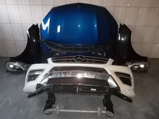 A166 - MERCEDES ML 166 AMG W166 ВЕСЬ ПОЛНЫЙ ПЕРЕДНИЙ РЕМНЬ МАСКА ФОНАРИ НА КРЫЛАХ