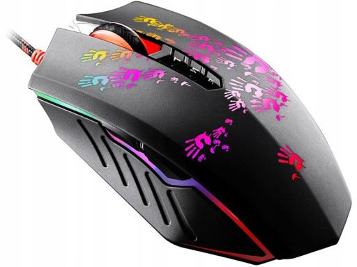 Mysz USB A4Tech Bloody Blazing A60 czarna RGB