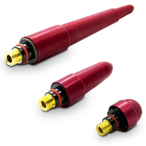 Пробки TIG custom SR 17 18 26 анодированный бордовый