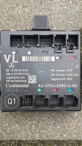 A2129009128 2129009128 - MERCEDES W212 6.3 AMG контроллер двери