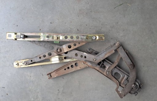mechanism windows manual front right MERCEDES W123 COUPE 1237201446