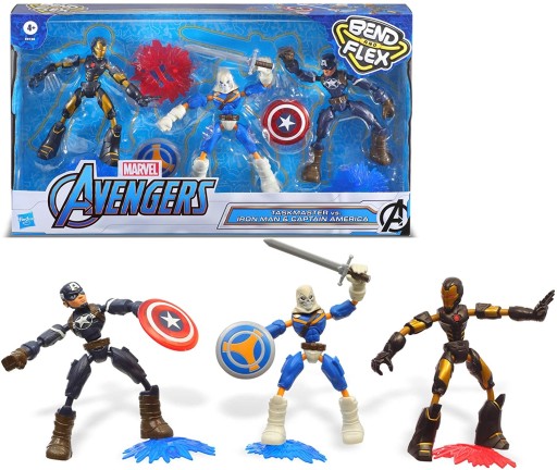 НАБІР MARVEL ЗАЛІЗНА ЛЮДИНА КАПІТАН АМЕРИКА ТАСКМАСТЕР