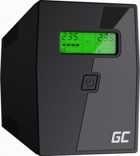 Джерело безперебійного живлення ups green cell line-interactive lcd 800va 480w