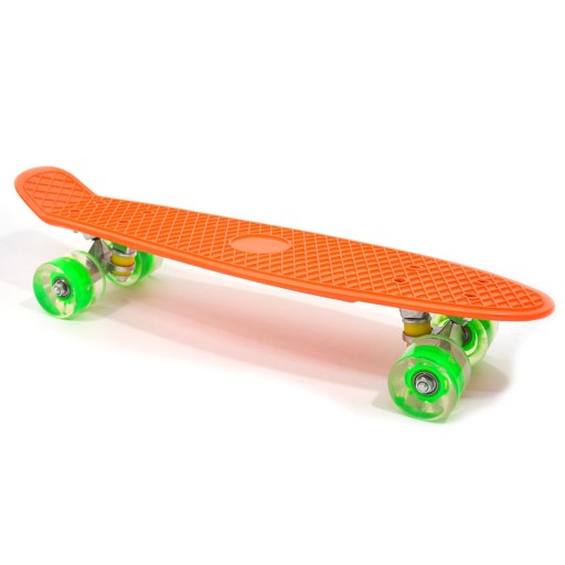 Фіолетовий скейтборд Pegaz Toys Led